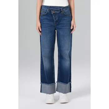 Dámské džíny M.O.D.miracle of denim M.O.D. dámské džíny Nubia wide leg modré Velikost: 26