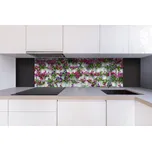 DIMEX | Dibond za kuchyňskou linku DBW-18060-176 | 180 x 60 cm | Květiny v truhlících + Dibond deska za kuchyňskou linku DIMEX v rozměru 180 x 60 cm, motiv Květiny v truhlících