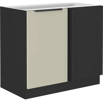 Kuchyňská skříňka Spodní skříňka, cashmere / černá, ARAKA 105 ND 1F BB