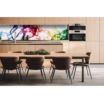 Obklad DIMEX | Dibond za kuchyňskou linku DBW-26060-287 | 260 x 60 cm | Detail inkoustu ve vodě + Dibond deska za kuchyňskou linku DIMEX v rozměru 260 x 60 cm, motiv Detail inkoustu ve vodě