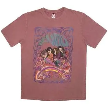 Zahraniční hudba Merch The Who: The Who Unisex Stone Wash T-shirt: Psych Floral (small) S
