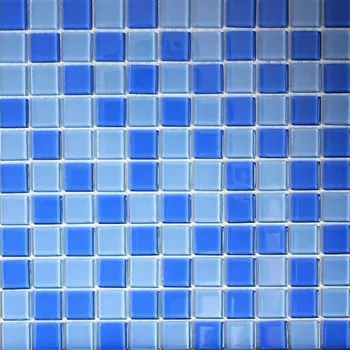 Obklad MOSAIC Skleněná mozaika MSN254 modrý mix