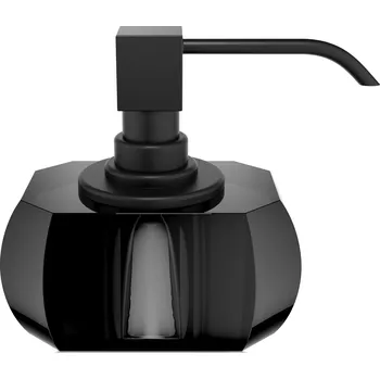 Dávkovač mýdla Decor Walther, Dávkovač mýdla Kristall s černou matnou pumpičkou antracit - Formadore