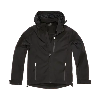Pánská softshellová bunda Pánská softshellová bunda Hurricane, Brandit, černá, XL