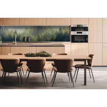 Obklad DIMEX | Dibond za kuchyňskou linku DBW-26060-194 | 260 x 60 cm | Zamlžený les + Dibond deska za kuchyňskou linku DIMEX v rozměru 260 x 60 cm, motiv Zamlžený les
