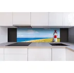 DIMEX | Dibond za kuchyňskou linku DBW-18060-119 | 180 x 60 cm | Maják na pláži + Dibond deska za kuchyňskou linku DIMEX v rozměru 180 x 60 cm, motiv Maják na pláži