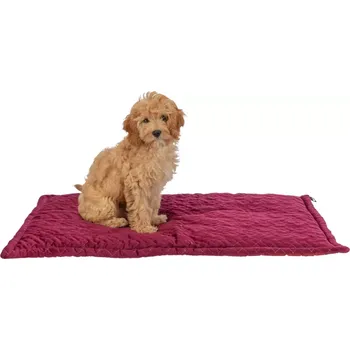 Pelíšek pro psa TRIXIE Vánoční podložka k ležení NATALYA, 90 x 60 cm, bordó