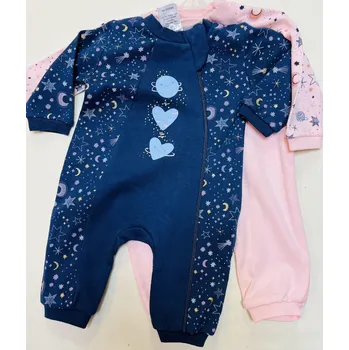 Pyžamko, overal na spaní, 2 pack Velikosti: 80