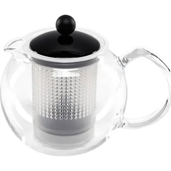 Rychlovarná konvice bodum ASSAM F/PLST 0.5 Liter čajovar transparentní, černá
