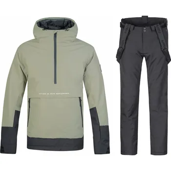 Pánský lyžařský komplet Patty FD Tea/anthracite L + Slater FD Anthracite XL