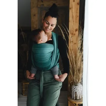 Šátek na nošení dítěte Little Frog šátek Malachite - délka 5,7m (vel. 8)