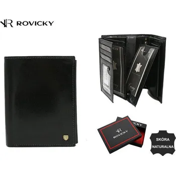 Peněženka Velká pánská kožená peněženka Zapínání: bez zapínání