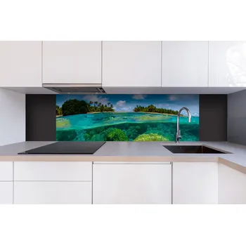 Obklad DIMEX | Dibond za kuchyňskou linku DBW-18060-013 | 180 x 60 cm | Korálový útes + Dibond deska za kuchyňskou linku DIMEX v rozměru 180 x 60 cm, motiv Korálový útes