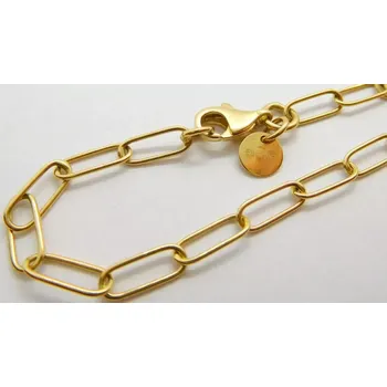 Náramek Klenoty Budín Dámský zlatý mohutný náramek velká očka 18cm 585/2,28gr 03110 (Klenoty Budín Dámský zlatý mohutný náramek velká očka 18cm 585/2,28gr 03110)