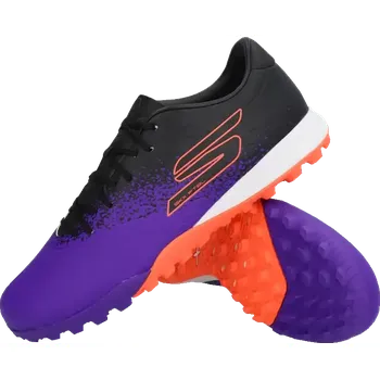 Turfy Pánské kopačky turfy Skechers Razor 1.5 Gold TF fialové