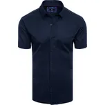 Pánská košile s krátkým rukávem KX0987 Barva: Tmavě Modrá, Velikost: XL