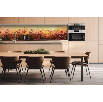 Obklad DIMEX | Dibond za kuchyňskou linku DBW-26060-130 | 260 x 60 cm | Květinové pole + Dibond deska za kuchyňskou linku DIMEX v rozměru 260 x 60 cm, motiv Květinové pole
