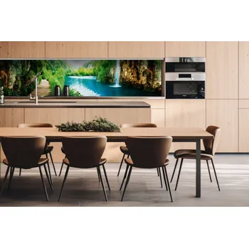 Obklad DIMEX | Dibond za kuchyňskou linku DBW-26060-034 | 260 x 60 cm | Relax v lese + Dibond deska za kuchyňskou linku DIMEX v rozměru 260 x 60 cm, motiv Relax v lese