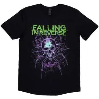 Pánská móda Merch Falling In Reverse: Falling In Reverse Unisex T-shirt: Spider (x-large) XL