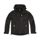 Pánská softshellová bunda Hurricane, Brandit, černá, 3XL