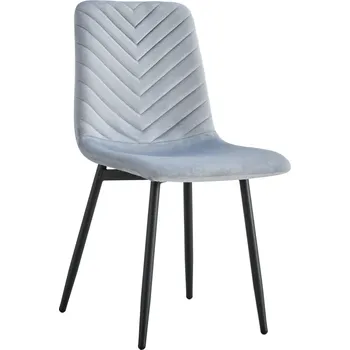 Jídelní židle Židle, šedá Velvet látka/černá, RAMITA TYP 2