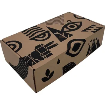 Pánské ponožky APASOX Dárková krabička kraftová velká