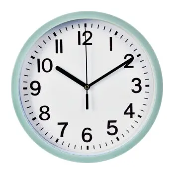 Hodiny Nástěnné hodiny ručičkové 22,5 cm zelený rám KO-837000050zele