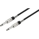 Monacor 0060470 jack audio propojovací kabel [1x jack zástrčka 6,3 mm (mono) - 1x jack zástrčka 6,3 mm (mono)] 3 m černá
