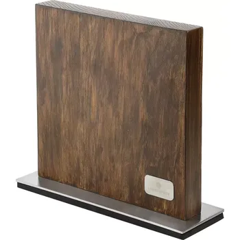 Stojan na nože Blok na nože Zassenhaus magnetický,jasanové dřevo / černá,varianty, Jasan