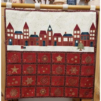Vánoční dekorace Daneta adventní kalendář 03 textilní adventní kalendář