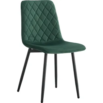 Jídelní židle Jídelní židle, smaragdová Velvet látka/kov, DAMIA TYP 2