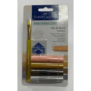 Speciální výtvarná barva Akvarelové křídy Faber-Castell Gelatos tělová sada