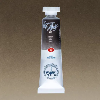 Speciální výtvarná barva Akvarelová barva Bílé noci Sepia 10 ml