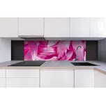 DIMEX | Dibond za kuchyňskou linku DBW-18060-055 | 180 x 60 cm | Fialové okvětní lístky + Dibond deska za kuchyňskou linku DIMEX v rozměru 180 x 60 cm, motiv Fialové okvětní lístky