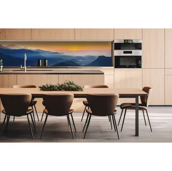 Obklad DIMEX ART Dibond za kuchyňskou linku DBW-26060-202 260 x 60 cm Východ slunce v Himálajích