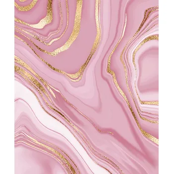 Tapeta PATIFIX | Samolepicí fólie 63-4210 | šíře 67,5 cm | RŮŽOVÝ MRAMOR SE ZLATOU ŽÍLOU + Samolepicí tapeta v imitaci mramoru (metráž) Patifix 63-4210 v šíři 67,5 cm