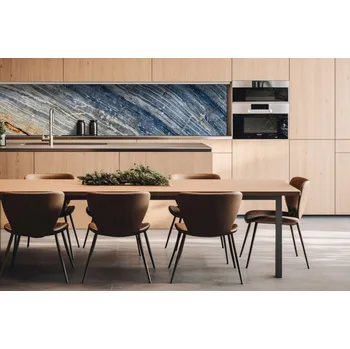 Obklad DIMEX | Dibond za kuchyňskou linku DBW-26060-154 | 260 x 60 cm | Žíhaný mramor + Dibond deska za kuchyňskou linku DIMEX v rozměru 260 x 60 cm, motiv Žíhaný mramor