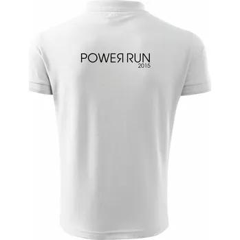 Pánská košile Power run - Polokošile pánská Pique Polo 203 - 5XL ( Bílá )