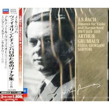 Zahraniční hudba 2CD Johann Sebastian Bach: Sonatas For Violin & Harpsichord BWV1014-1019 LTD 2021 Reissue Limited Edition