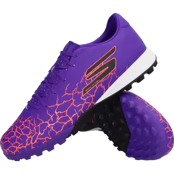 Turfy Pánské kopačky turfy Skechers SKX 1.5 Academy TF fialové