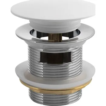 Sifon Vanová výpust 6/4", click-clack, rockstone, bílá mat