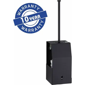 WC štětka WC souprava s rukojetí, nástěnný MERIDA STELLA, černá