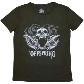 Merch The Offspring: The Offspring Ladies T-shirt: Feathered Winged Skull (small) S