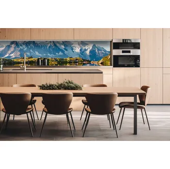 Obklad DIMEX | Dibond za kuchyňskou linku DBW-26060-205 | 260 x 60 cm | Jezero Lac Blanc + Dibond deska za kuchyňskou linku DIMEX v rozměru 260 x 60 cm, motiv Jezero Lac Blanc