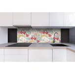 DIMEX | Dibond za kuchyňskou linku DBW-18060-216 | 180 x 60 cm | Vintage květinový vzor + Dibond deska za kuchyňskou linku DIMEX v rozměru 180 x 60 cm, motiv Vintage květinový vzor