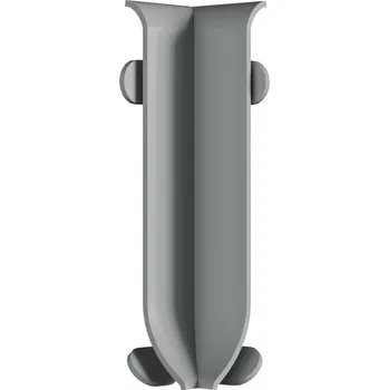 soklová lišta NOVÁK Vnitřní roh k soklové liště 60x10 PVC tmavě šedá, 1 ks AASP 60/18-VR