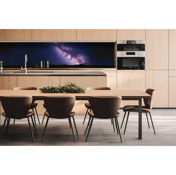 Obklad DIMEX | Dibond za kuchyňskou linku DBW-26060-235 | 260 x 60 cm | Fialová mléčná dráha + Dibond deska za kuchyňskou linku DIMEX v rozměru 260 x 60 cm, motiv Fialová mléčná dráha