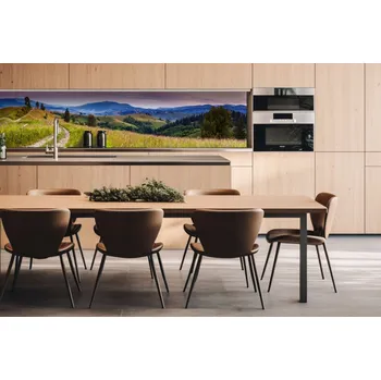 Obklad DIMEX | Dibond za kuchyňskou linku DBW-26060-082 | 260 x 60 cm | Příroda s červánky + Dibond deska za kuchyňskou linku DIMEX v rozměru 260 x 60 cm, motiv Příroda s červánky