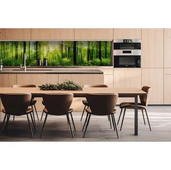 Obklad DIMEX | Dibond za kuchyňskou linku DBW-26060-133 | 260 x 60 cm | Svěží les + Dibond deska za kuchyňskou linku DIMEX v rozměru 260 x 60 cm, motiv Svěží les