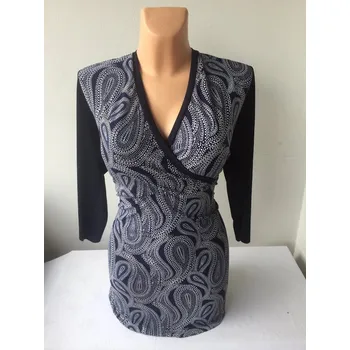 Dámská tunika Modrá halenka ELIPS , Barva Modrá, Velikost XXL50, Materiál 98% Polyester 2% Lycra